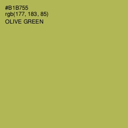#B1B755 - Olive Green Color Image
