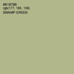 #B1B78B - Swamp Green Color Image