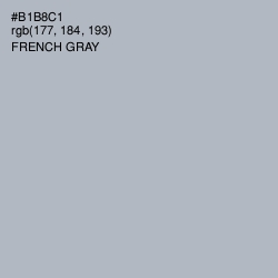 #B1B8C1 - French Gray Color Image