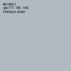 #B1B9C1 - French Gray Color Image