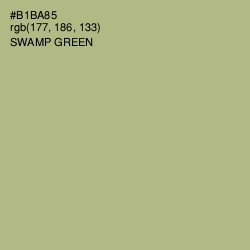 #B1BA85 - Swamp Green Color Image