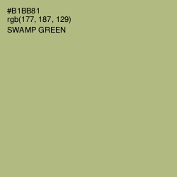 #B1BB81 - Swamp Green Color Image