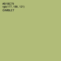 #B1BC79 - Gimblet Color Image