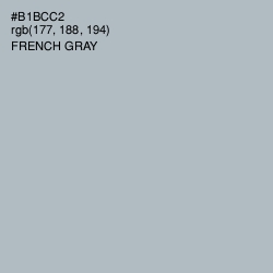 #B1BCC2 - French Gray Color Image