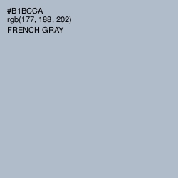 #B1BCCA - French Gray Color Image