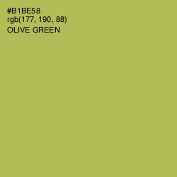 #B1BE58 - Olive Green Color Image