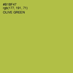 #B1BF47 - Olive Green Color Image