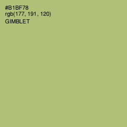 #B1BF78 - Gimblet Color Image