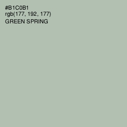 #B1C0B1 - Green Spring Color Image