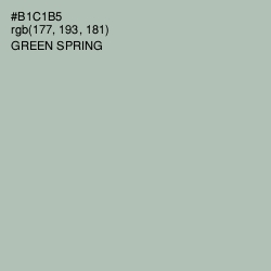 #B1C1B5 - Green Spring Color Image