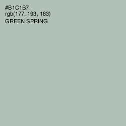 #B1C1B7 - Green Spring Color Image