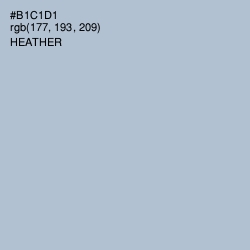 #B1C1D1 - Heather Color Image
