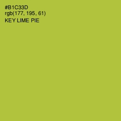 #B1C33D - Key Lime Pie Color Image