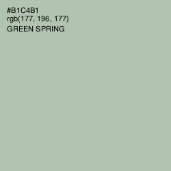 #B1C4B1 - Green Spring Color Image