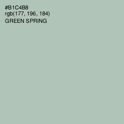 #B1C4B8 - Green Spring Color Image