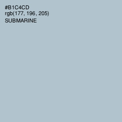 #B1C4CD - Submarine Color Image