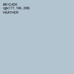 #B1C4D0 - Heather Color Image