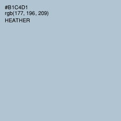 #B1C4D1 - Heather Color Image