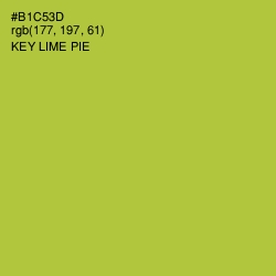 #B1C53D - Key Lime Pie Color Image