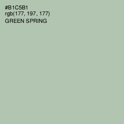 #B1C5B1 - Green Spring Color Image