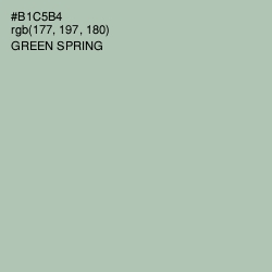 #B1C5B4 - Green Spring Color Image