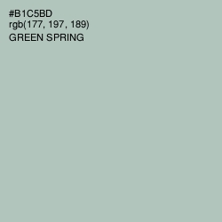 #B1C5BD - Green Spring Color Image