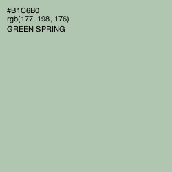 #B1C6B0 - Green Spring Color Image