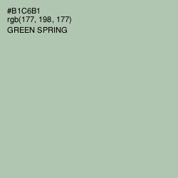 #B1C6B1 - Green Spring Color Image