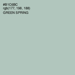 #B1C6BC - Green Spring Color Image