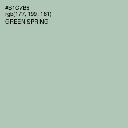 #B1C7B5 - Green Spring Color Image
