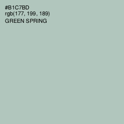 #B1C7BD - Green Spring Color Image