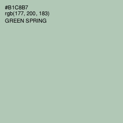 #B1C8B7 - Green Spring Color Image