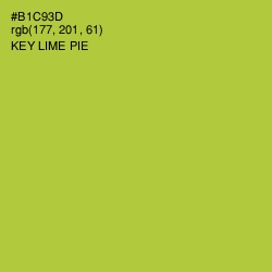 #B1C93D - Key Lime Pie Color Image