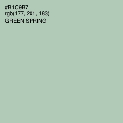 #B1C9B7 - Green Spring Color Image