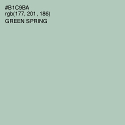 #B1C9BA - Green Spring Color Image