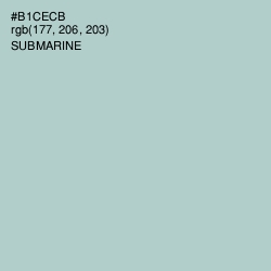 #B1CECB - Submarine Color Image