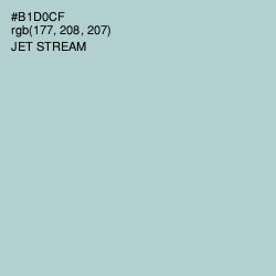 #B1D0CF - Jet Stream Color Image