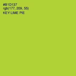 #B1D137 - Key Lime Pie Color Image