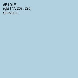 #B1D1E1 - Spindle Color Image