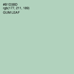 #B1D3BD - Gum Leaf Color Image