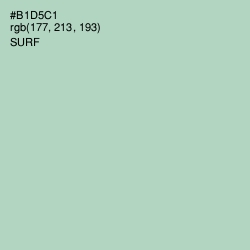 #B1D5C1 - Surf Color Image