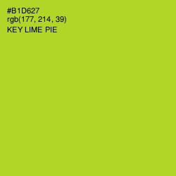 #B1D627 - Key Lime Pie Color Image