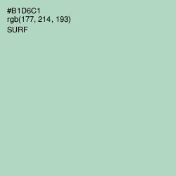 #B1D6C1 - Surf Color Image