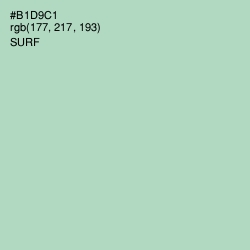 #B1D9C1 - Surf Color Image