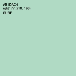 #B1DAC4 - Surf Color Image