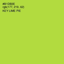 #B1DB3E - Key Lime Pie Color Image