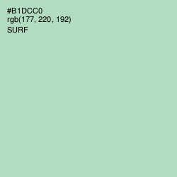#B1DCC0 - Surf Color Image