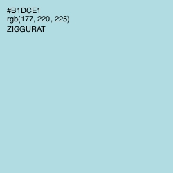 #B1DCE1 - Ziggurat Color Image