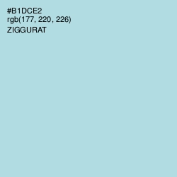 #B1DCE2 - Ziggurat Color Image