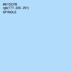 #B1DCFB - Spindle Color Image